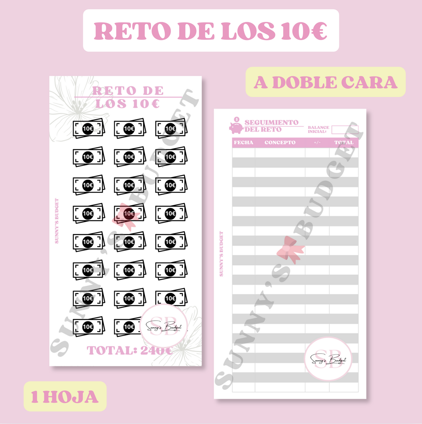 PACK RETO BILLETES