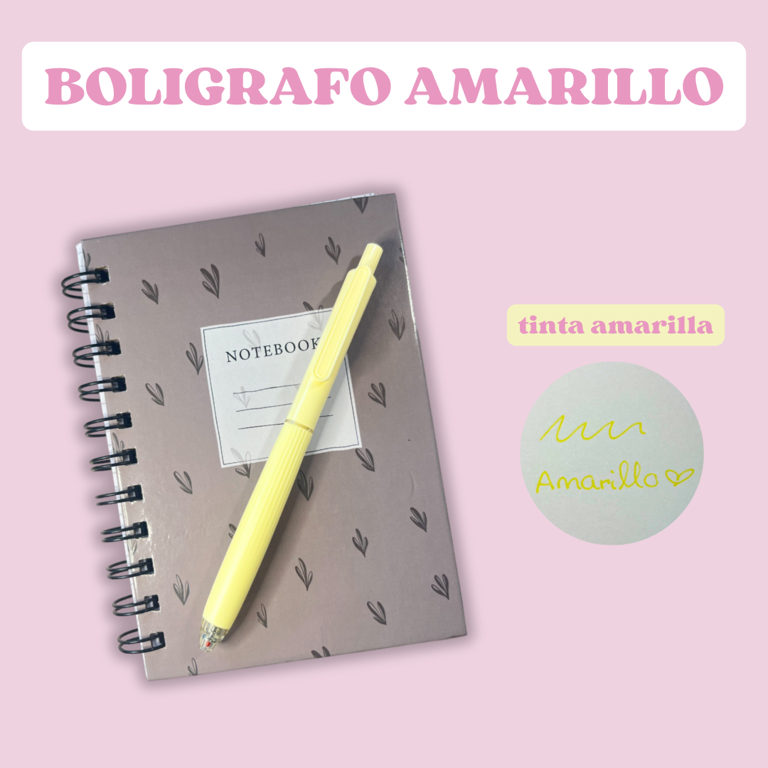 Bolígrafos pastel