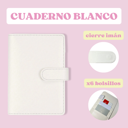 Cuaderno blanco A6