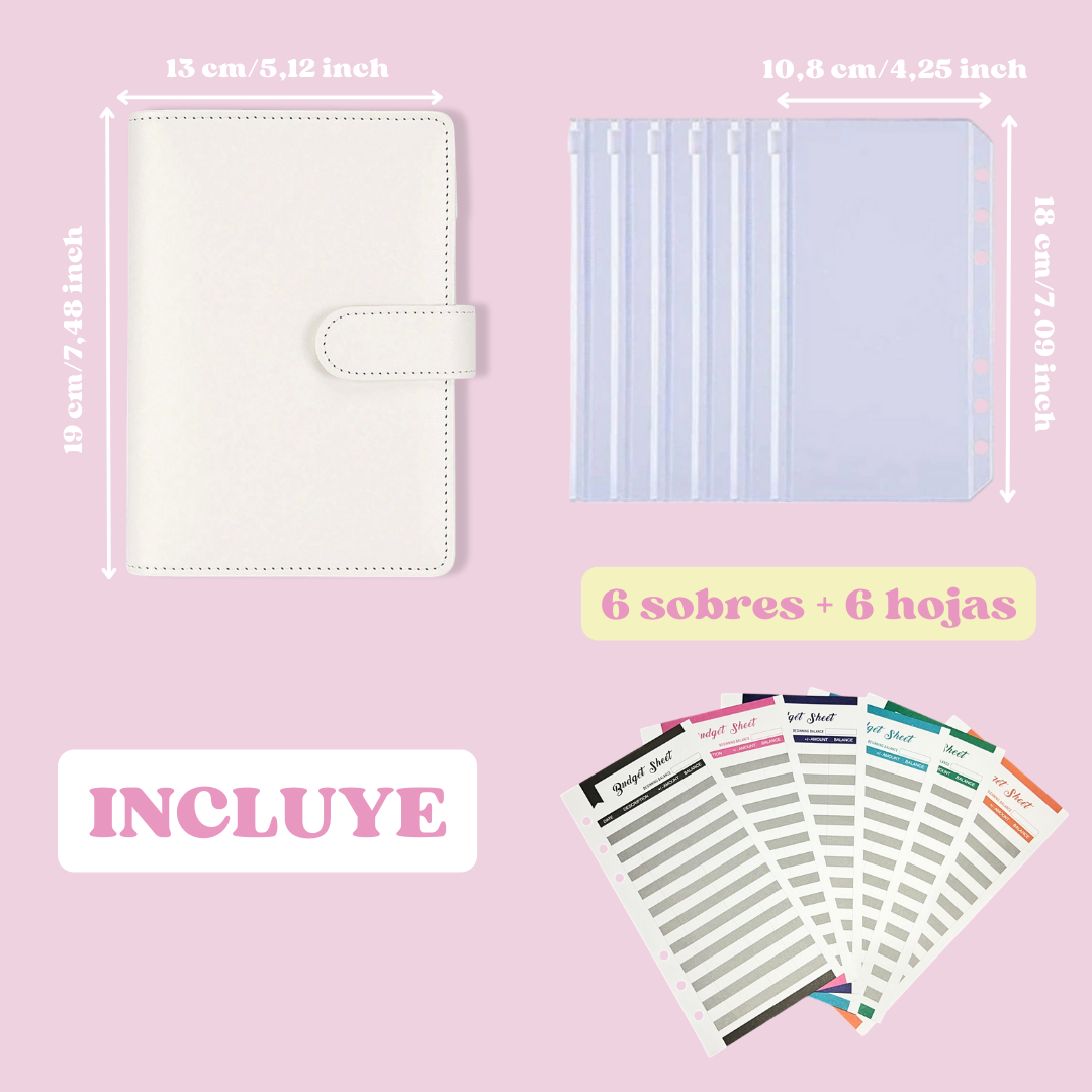 Cuaderno blanco A6