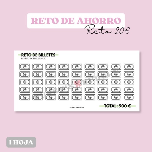 Reto de los 20€