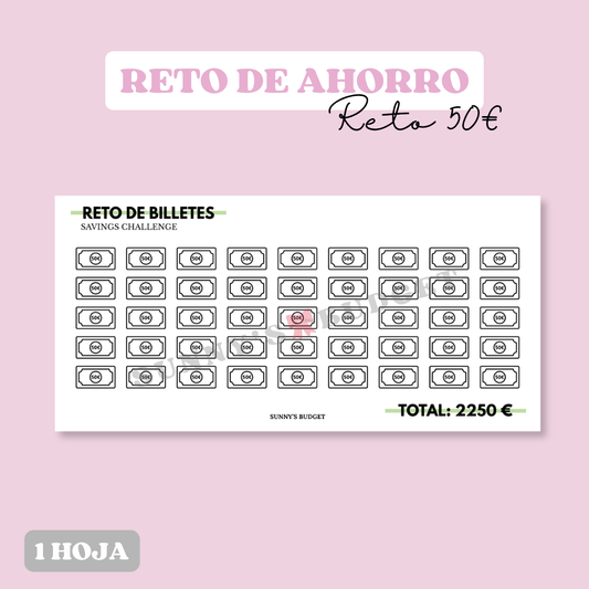 Reto de los 50€
